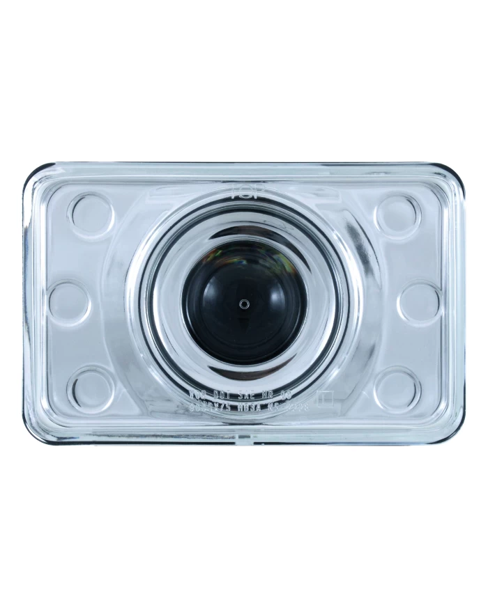 (BOX) 165mm CRYSTAL PROJECTION RECTANGULAR HEADLIGHT BULB - LOW BEAM ONLY