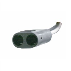 UP34195-150 Count 2-Prong Female Bullet Plugs 16G Wire Harness Roll - 75' W/6" Lead Between Plugs