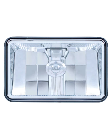 (BOX) 1 LED 6" X 4" RECTANGULAR HIGH POWER LED HEADLIGHT - LOW BEAM (BOX) 1 LED 6" X 4" RECTANGULAR HIGH POWER LED HEADLIGHT - LOW BEAM