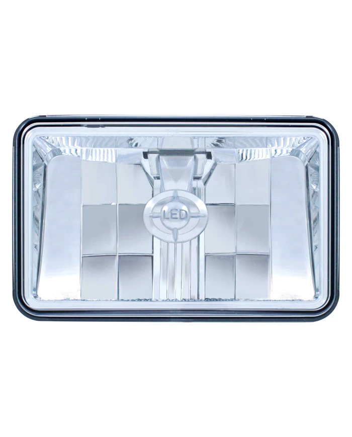 (BOX) 1 LED 6" X 4" RECTANGULAR HIGH POWER LED HEADLIGHT - LOW BEAM