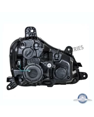 (CBOX) CHROME PROJECTION HEADLIGHT WITH LED POSITION LIGHT FOR 2013+ KENWORTH T680 - DRIVER