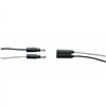 UP34196-150 Count 2-Prong Female Bullet Plugs 16G Wire Harness Roll - 100' W/8" Lead Between Plugs