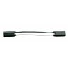 UP34197-100 Count 2-Prong Female Bullet Plugs 16G Wire Harness Roll - 100' W/12" Lead Between Plugs