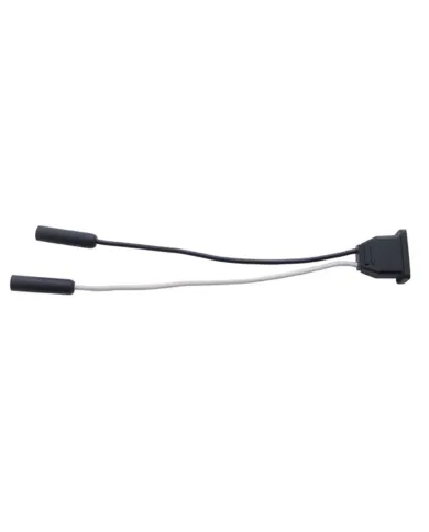 UP34203-2-Wire Female Adapter With Female Bullet Plug