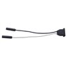 UP34203-2-Wire Female Adapter With Female Bullet Plug