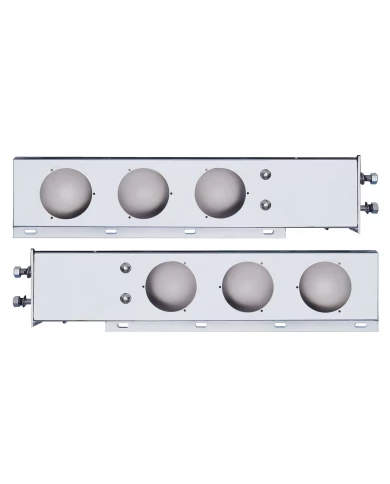 (2/BULK) CHROME SPRING LOADED REAR LED LIGHT BAR - 2 1/2" BOLT PATTERN (2/BULK) CHROME SPRING LOADED REAR LED LIGHT BAR - 2 1/2" BOLT PATTERN