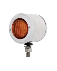 (BULK) STAINLESS STEEL DOUBLE FACE BRACKET W/ 9 AMBER/RED LED 2" FLAT LIGHT W/ BEZEL - AMBER LENS/RED LENS (BULK) STAINLESS STEEL DOUBLE FACE BRACKET W/ 9 AMBER/RED LED 2" FLAT LIGHT W/ BEZEL - AMBER LENS/RED LENS