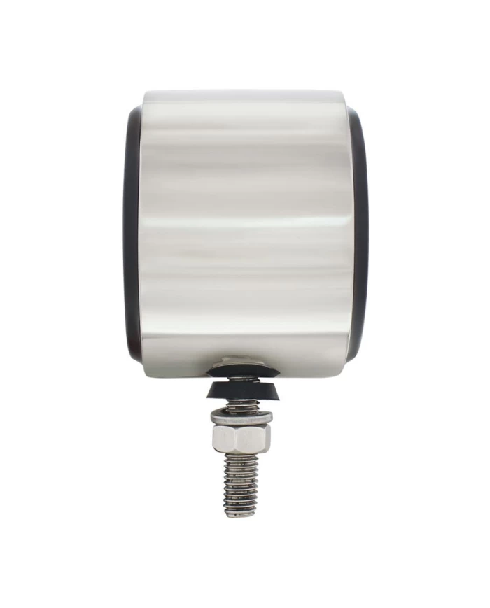 (BULK) STAINLESS STEEL DOUBLE FACE BRACKET W/ 13 AMBER/RED LED 2 1/2" FLAT LIGHT - CLEAR LENS (BULK) STAINLESS STEEL DOUBLE FACE BRACKET W/ 13 AMBER/RED LED 2 1/2" FLAT LIGHT - CLEAR LENS