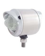 (BULK) STAINLESS STEEL DOUBLE FACE BRACKET W/ 13 AMBER/RED LED 2 1/2" BEEHIVE LIGHT W/ VISOR - CLEAR LENS (BULK) STAINLESS STEEL DOUBLE FACE BRACKET W/ 13 AMBER/RED LED 2 1/2" BEEHIVE LIGHT W/ VISOR - CLEAR LENS