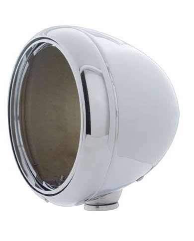 (BOX) CHROME "GUIDE" STYLE HOT ROD HEADLIGHT HOUSING (BOX) CHROME "GUIDE" STYLE HOT ROD HEADLIGHT HOUSING