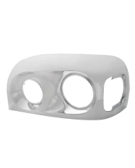 (BOX) CHROME 2005+ FREIGHTLINER CENTURY HEADLIGHT BEZEL - DRIVER