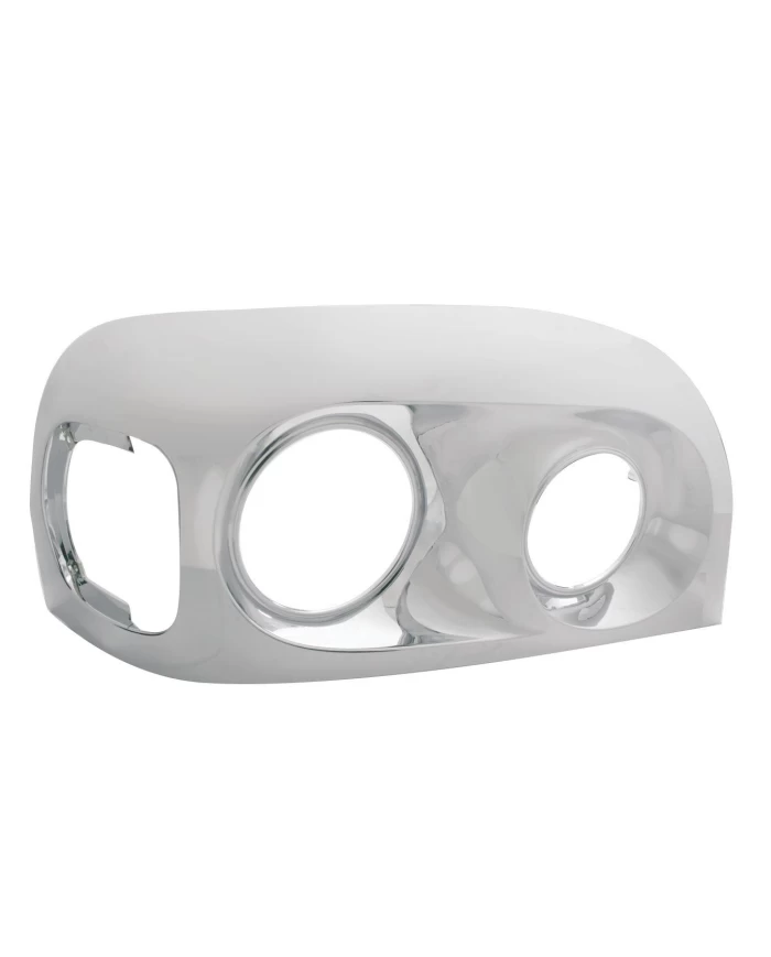 (BOX) CHROME 2005+ FREIGHTLINER CENTURY HEADLIGHT BEZEL - PASSENGER