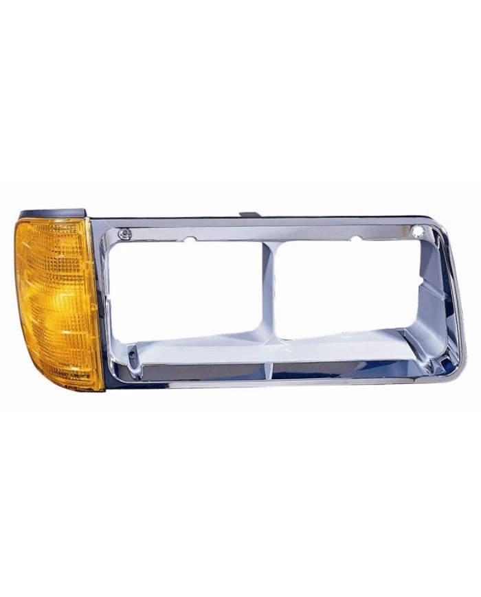 (BOX) 1989-2002 FREIGHTLINER FLD HEADLIGHT BEZEL WITH TURN SIGNAL - PASSENGER SIDE (BOX) 1989-2002 FREIGHTLINER FLD HEADLIGHT BEZEL WITH TURN SIGNAL - PASSENGER SIDE