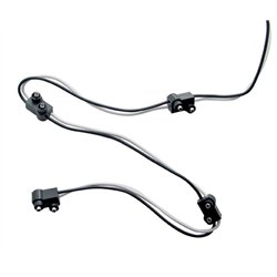 UP34223-2 Prong Plug Wiring Harness With 4 Plugs & 7" Lead (Bulk)