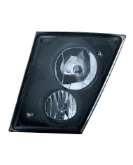 (CBOX) BLACK FOG/DRIVING LIGHT ASSEMBLY FOR 2003-2017 VOLVO VN/VNL - DRIVER SIDE