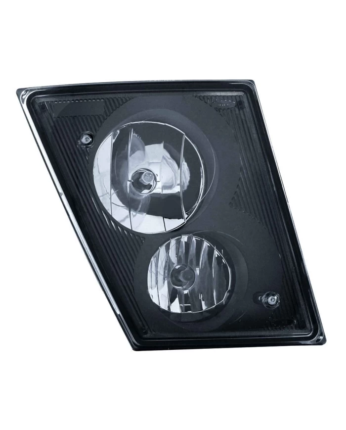 (CBOX) BLACK FOG/DRIVING LIGHT ASSEMBLY FOR 2003-2017 VOLVO VN/VNL - PASSENGER SIDE (CBOX) BLACK FOG/DRIVING LIGHT ASSEMBLY FOR 2003-2017 VOLVO VN/VNL - PASSENGER SIDE