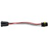 UP34236-3-Way Molded Female Bullet Plug To 3-Way TE AMP Style 1.5mm Plug adapter