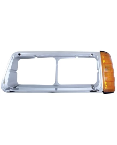 (BOX) FREIGHTLINER FLD HEADLIGHT BEZEL WITH TURN SIGNAL - DRIVER SIDE (BOX) FREIGHTLINER FLD HEADLIGHT BEZEL WITH TURN SIGNAL - DRIVER SIDE