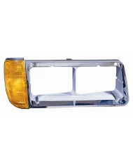 (BOX) FREIGHTLINER FLD HEADLIGHT BEZEL WITH TURN SIGNAL - PASSENGER SIDE