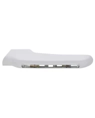 (BULK) CHROME PLASTIC PETERBILT FRONT FENDER COVER WITH LED CUTOUT - DRIVER (BULK) CHROME PLASTIC PETERBILT FRONT FENDER COVER WITH LED CUTOUT - DRIVER