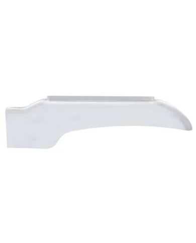 (BULK) CHROME PLASTIC PETERBILT FRONT FENDER COVER WITH LED CUTOUT - DRIVER (BULK) CHROME PLASTIC PETERBILT FRONT FENDER COVER WITH LED CUTOUT - DRIVER