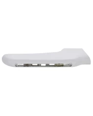 (CARD) CHROME PLASTIC PETERBILT FRONT FENDER COVER WITH LED CUTOUT - PASSENGER (CARD) CHROME PLASTIC PETERBILT FRONT FENDER COVER WITH LED CUTOUT - PASSENGER