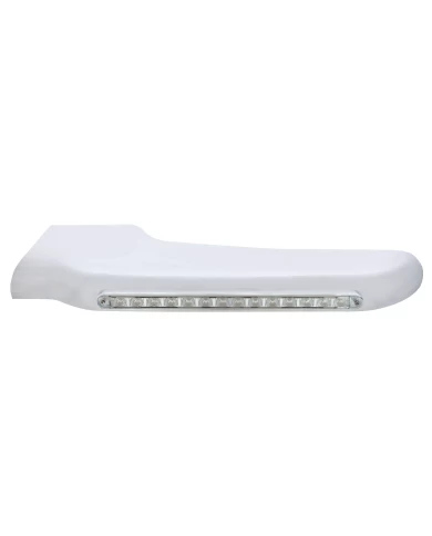(CARD) 14 AMBER LED PETERBILT FRONT FENDER COVER - CLEAR LENS/DRIVER (CARD) 14 AMBER LED PETERBILT FRONT FENDER COVER - CLEAR LENS/DRIVER