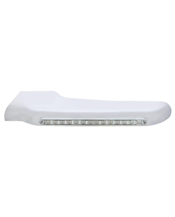 (CARD) 14 AMBER LED PETERBILT FRONT FENDER COVER - CLEAR LENS/DRIVER (CARD) 14 AMBER LED PETERBILT FRONT FENDER COVER - CLEAR LENS/DRIVER