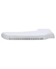 (CARD) 14 AMBER LED PETERBILT FRONT FENDER COVER - CLEAR LENS/PASSENGER (CARD) 14 AMBER LED PETERBILT FRONT FENDER COVER - CLEAR LENS/PASSENGER