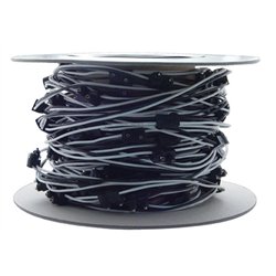 UP34241-100 Count 2-Prong Male Bullet Plugs 16G Wire Harness Roll - 100' W/12" Lead Between Plugs