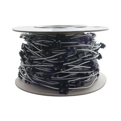 UP34242-200 Count 2-Prong Male Bullet Plugs 16G Wire Harness Roll - 100' W/6" Lead Between Plugs