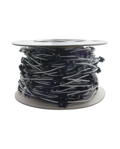 UP34242-200 Count 2-Prong Male Bullet Plugs 16G Wire Harness Roll - 100' W/6" Lead Between Plugs