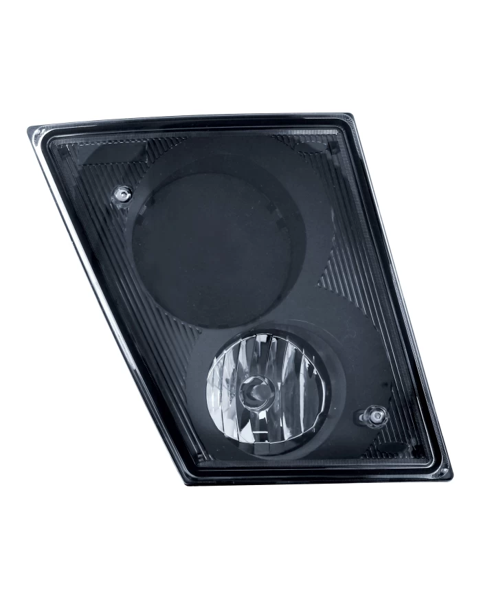 (CBOX) BLACK FOG LIGHT ASSEMBLY FOR 2003-2017 VOLVO VN/VNL - PASSENGER SIDE (CBOX) BLACK FOG LIGHT ASSEMBLY FOR 2003-2017 VOLVO VN/VNL - PASSENGER SIDE