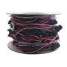 UP34243-100 Count 3-Prong Male Right Angle Bullet Plugs Wire Harness Roll - 12" Lead Between Plugs