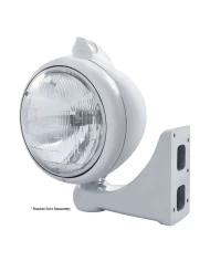 (BOX) S.S. "GUIDE" PETERBILT HEADLIGHT H6024 HALOGEN W/ 5 AMBER LED VINTAGE 682-C SERIES 2 TOP MOUNT LIGHT - CLEAR LENS (BOX) S.S. "GUIDE" PETERBILT HEADLIGHT H6024 HALOGEN W/ 5 AMBER LED VINTAGE 682-C SERIES 2 TOP MOUNT LIGHT - CLEAR LENS