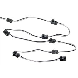 UP34247-8 Count 2-Prong Male Bullet Plugs 16G Wire Harness - 7" Lead Between Plugs (Bulk)