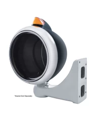 (BOX) BLK. "GUIDE" PETERBILT HEADLIGHT W/ 5 AMBER LED VINTAGE 682-C SERIES 2 TOP MOUNT LIGHT - AMBER LENS (BOX) BLK. "GUIDE" PETERBILT HEADLIGHT W/ 5 AMBER LED VINTAGE 682-C SERIES 2 TOP MOUNT LIGHT - AMBER LENS