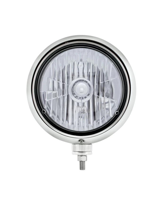 (BOX) "GUIDE" STYLE HOT ROD HEADLIGHT - CRYSTAL H4 HALOGEN (BOX) "GUIDE" STYLE HOT ROD HEADLIGHT - CRYSTAL H4 HALOGEN