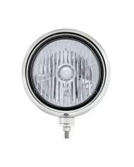 (BOX) "GUIDE" STYLE HOT ROD HEADLIGHT - CRYSTAL H4 HALOGEN (BOX) "GUIDE" STYLE HOT ROD HEADLIGHT - CRYSTAL H4 HALOGEN