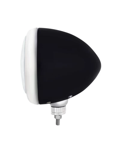 (BOX) "GUIDE" STYLE HOT ROD HEADLIGHT - BLACKOUT 11 LED (BOX) "GUIDE" STYLE HOT ROD HEADLIGHT - BLACKOUT 11 LED