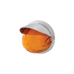 UP34404-9 LED Dual Function GloLight Watermelon Flush Mount Kit With Visor - Amber LED/Amber Lens