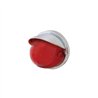 UP34405-9 LED Dual Function GloLight Watermelon Flush Mount Kit With Visor - Red LED/Red Lens