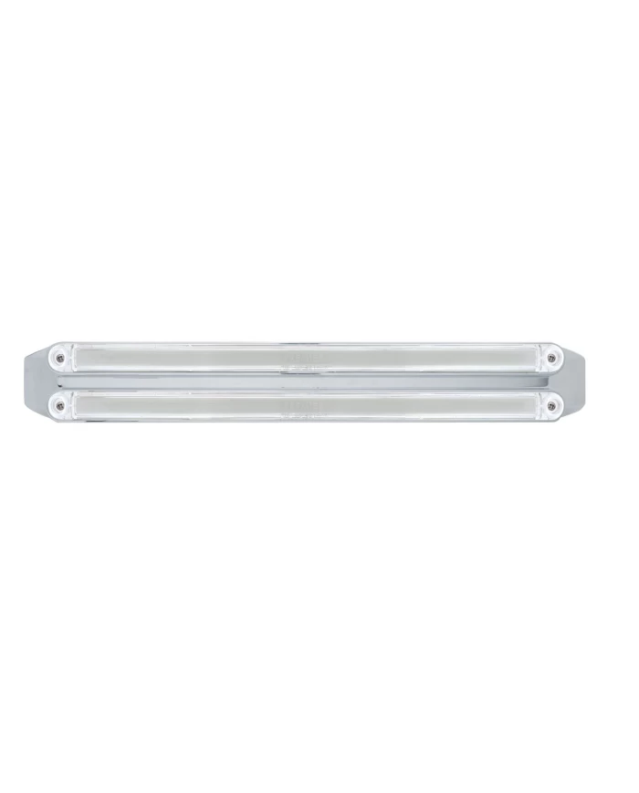 (CARD) 48 LED DUAL 12” LIGHT BAR - GLO LIGHT - RED LED/CLEAR LENS (CARD) 48 LED DUAL 12” LIGHT BAR - GLO LIGHT - RED LED/CLEAR LENS