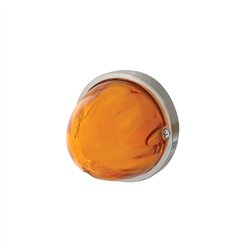 UP34408-9 LED Dual Function GloLight Watermelon Flush Mount Kit - Amber LED/Amber Lens