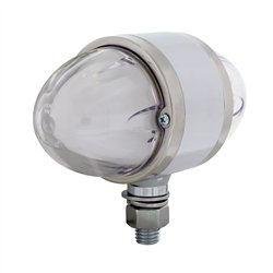 UP34429-18 LED Dual Function GloLight Double Face Light - Amber & Red LED/Clear Lens
