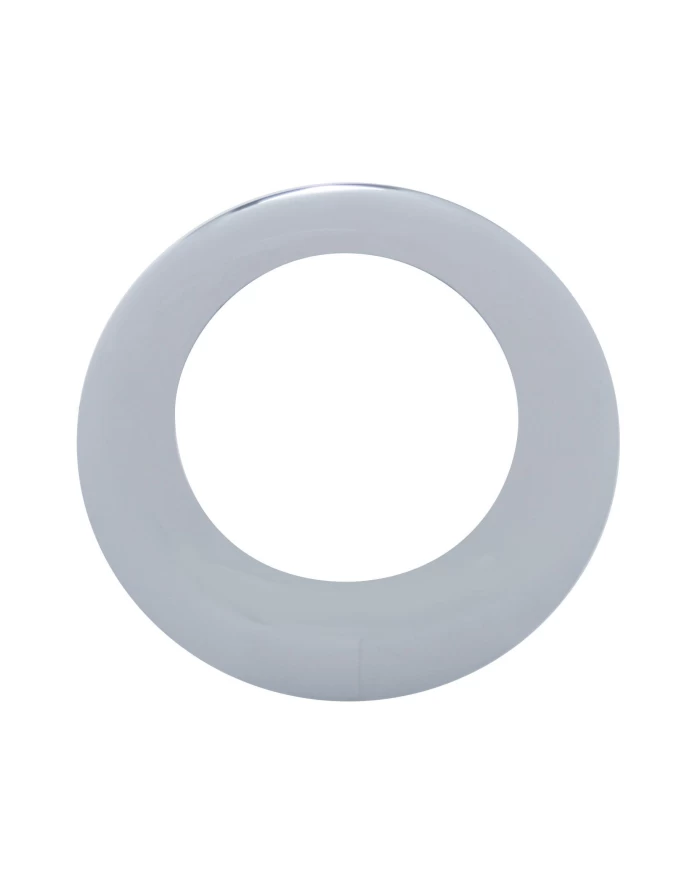 (CARD) CHROME PLASTIC 2 1/2" TWIST-ON BEZEL (CARD) CHROME PLASTIC 2 1/2" TWIST-ON BEZEL