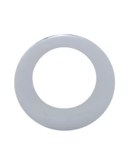 (CARD) CHROME PLASTIC 2 1/2" TWIST-ON BEZEL (CARD) CHROME PLASTIC 2 1/2" TWIST-ON BEZEL