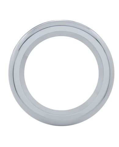 (CARD) CHROME PLASTIC 4" TWIST-ON BEZEL (CARD) CHROME PLASTIC 4" TWIST-ON BEZEL