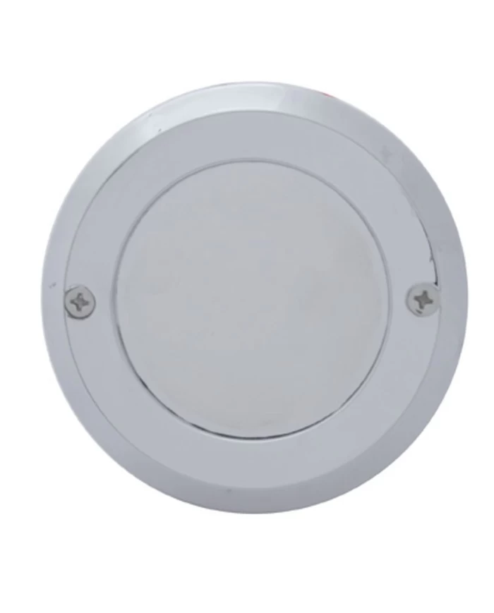 (CARD) CHROME PLASTIC 2" MIRROR BEZEL