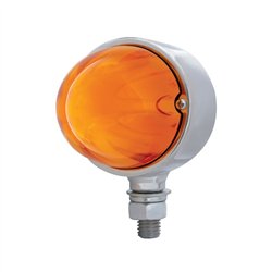 UP34430-9 LED Dual Function GloLight Single Face Light - Amber LED/Amber Lens